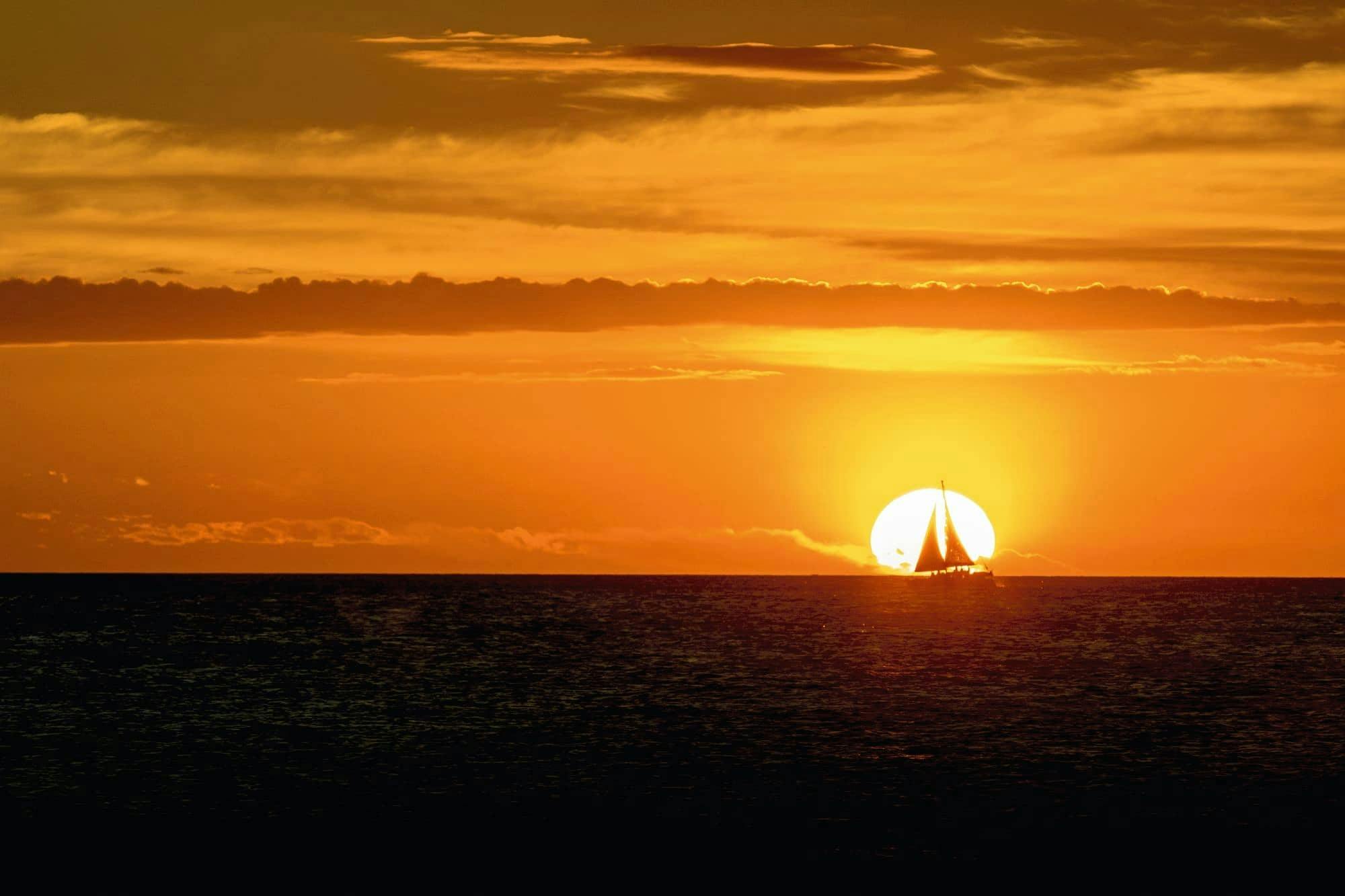 Croisière Pura Vida au coucher du soleil