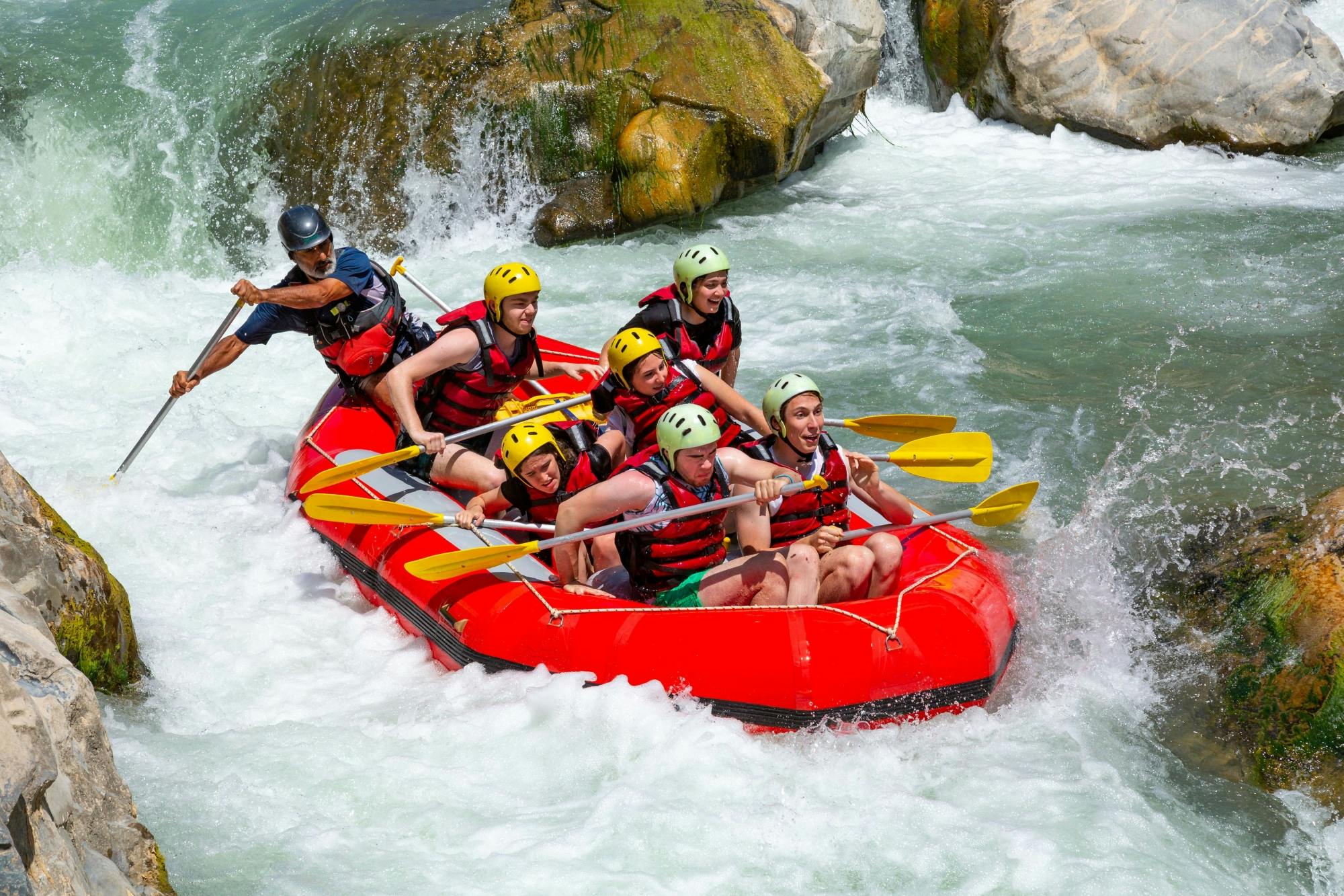 Rafting en eaux vives sur la rivière Tenorio