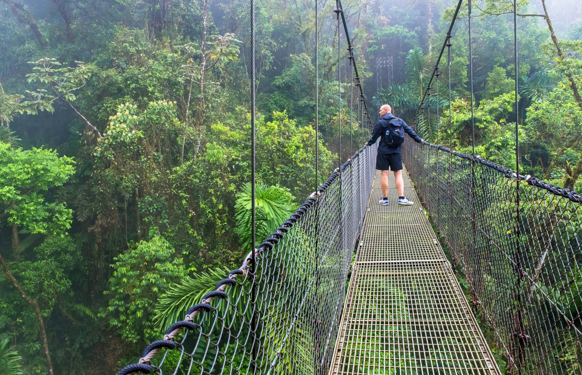 Circuit des ponts suspendus du parc Arenal Mistico