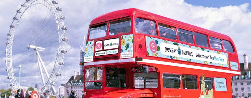 Visite en bus du thé de l'après-midi pour les amateurs de gin depuis Trafalgar Square
