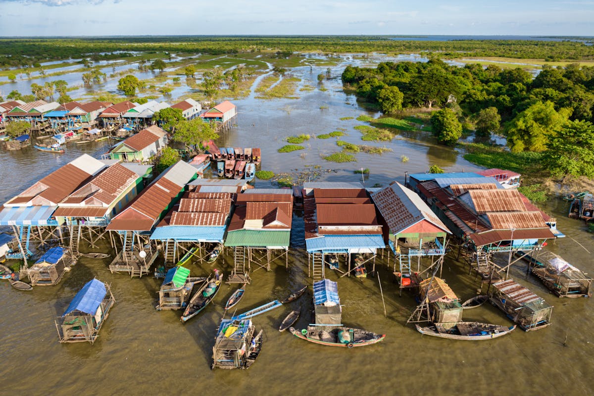 Siem Reap Tonle Sap-meer en drijvende dorpstour
