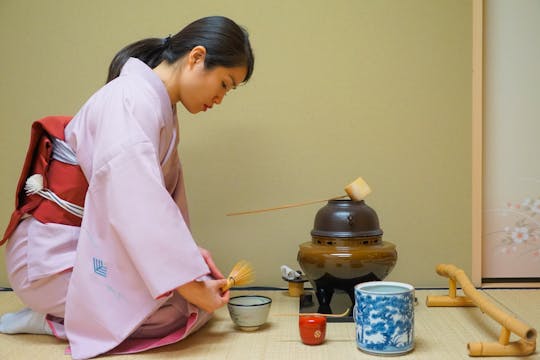 Cérémonie du thé à Kyoto et visite à pied du temple Kiyomizu-dera