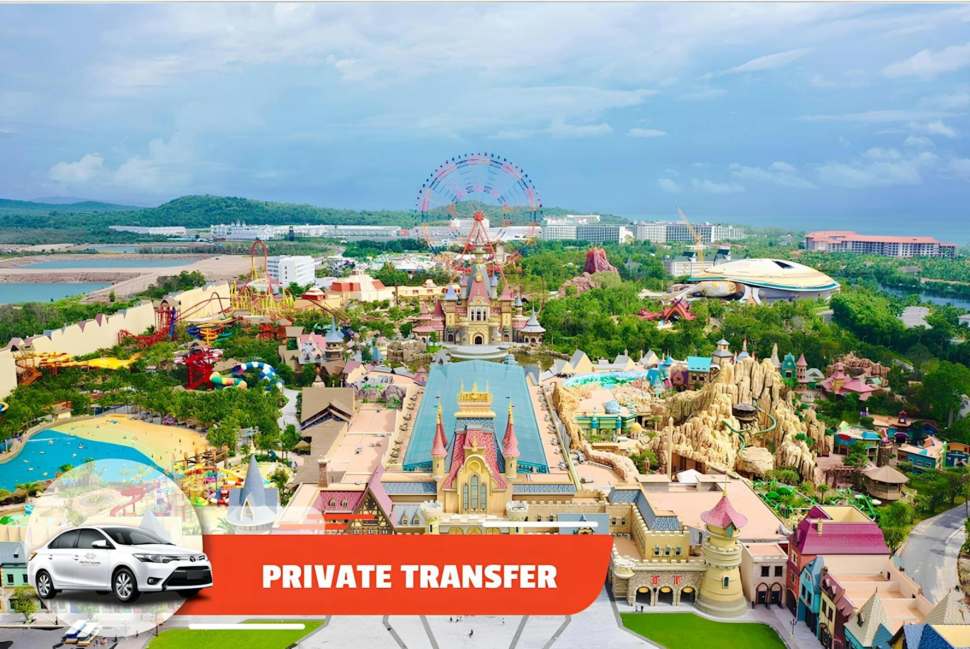 Prywatny transfer pomiędzy lotniskiem Phu Quoc a Vinpearl Phu Quoc