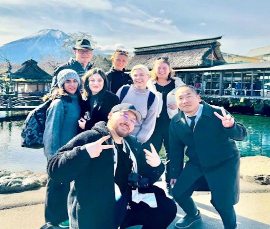 Tour di 1 giorno intorno al Monte Fuji, al Lago Ashi, a Owakudani e alle sorgenti termali