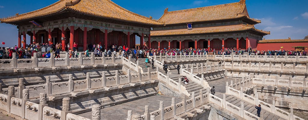 Tour privado a la Gran Muralla de Mutianyu, la plaza de Tiananmen y la Ciudad Prohibida