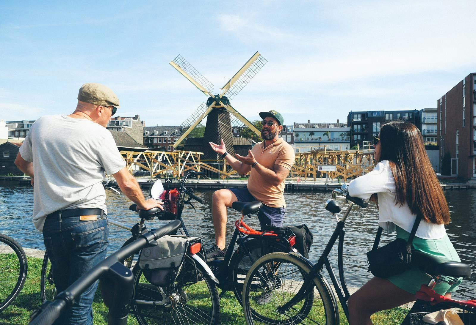 Geführte Stadtrundfahrt mit dem Fahrrad durch Amsterdam