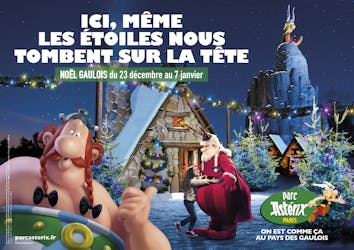 Bilhetes de entrada de Natal para o Parc Astérix Paris