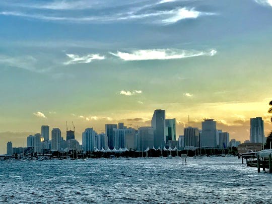 Tour della città di Miami con giro in barca nella Baia di Biscayne