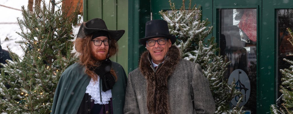 Passeio a pé de Natal na Velha Quebec