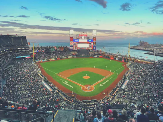 Bilhete para o jogo de basebol dos San Francisco Giants no Oracle Park