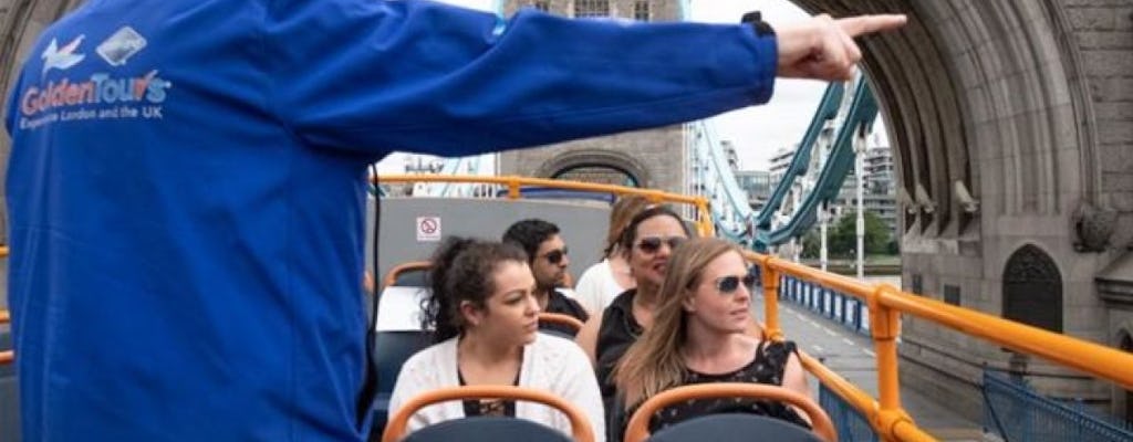 London panoramic open-top bus tour