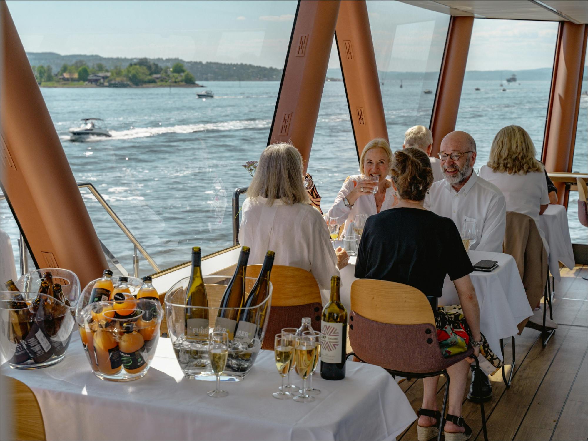 Oslofjord "Brunch en bubbels" cruise met brunch
