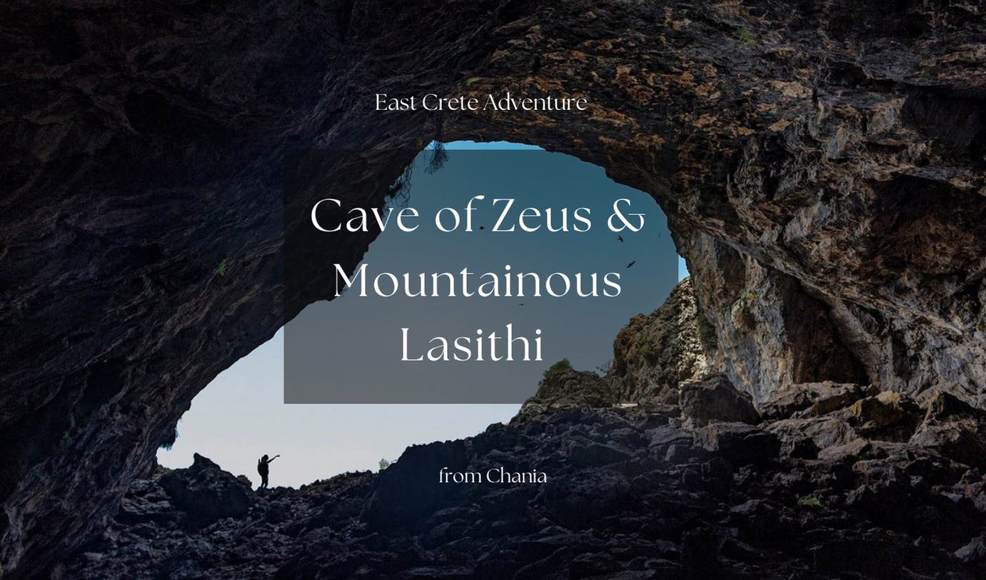 Grotte de Zeus et visite privée montagneuse de l'est de la Crète au départ de La Canée