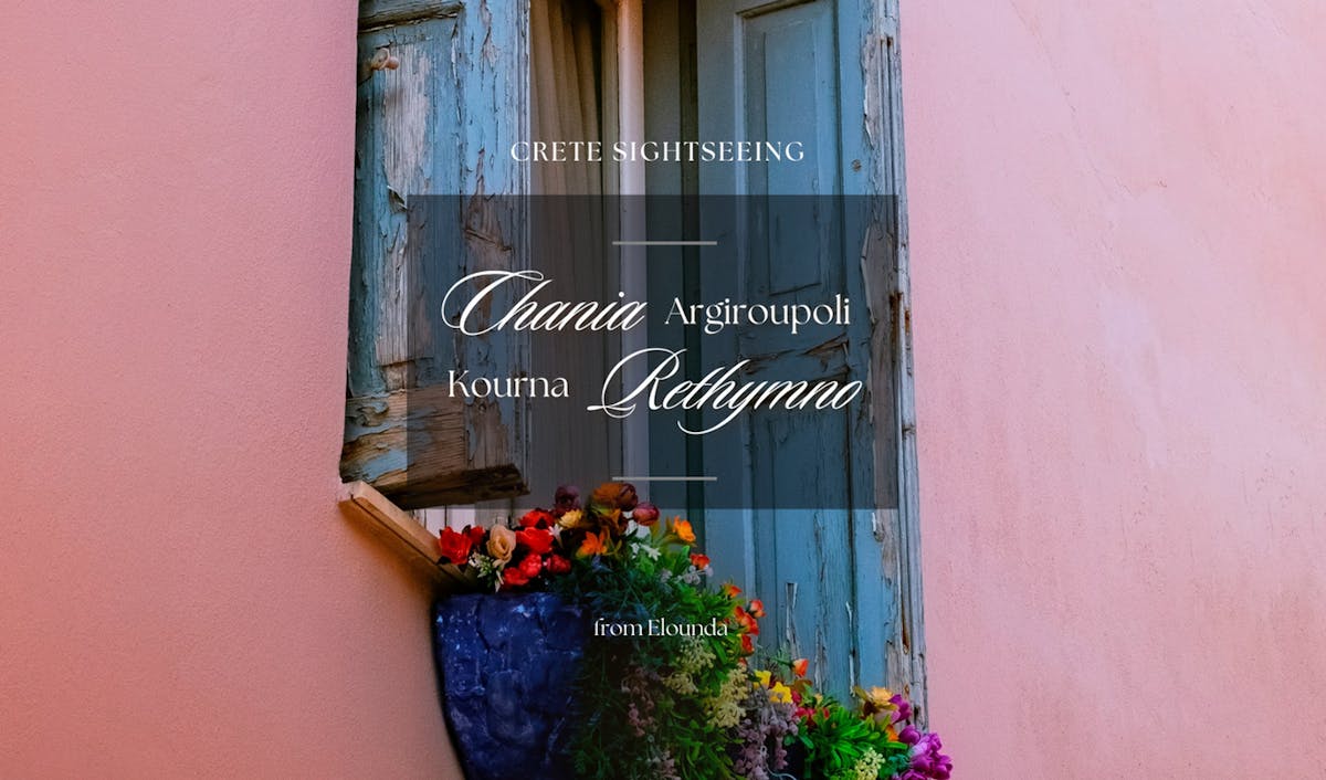 Rethymno, Kournas-meer en Chania privétour vanuit Elounda