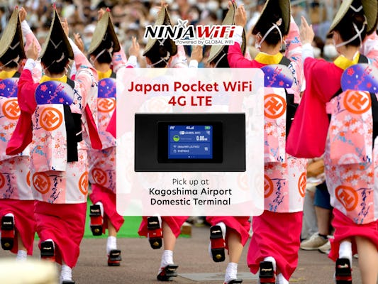 Aluguel de Wi-Fi móvel no Aeroporto de Kagoshima