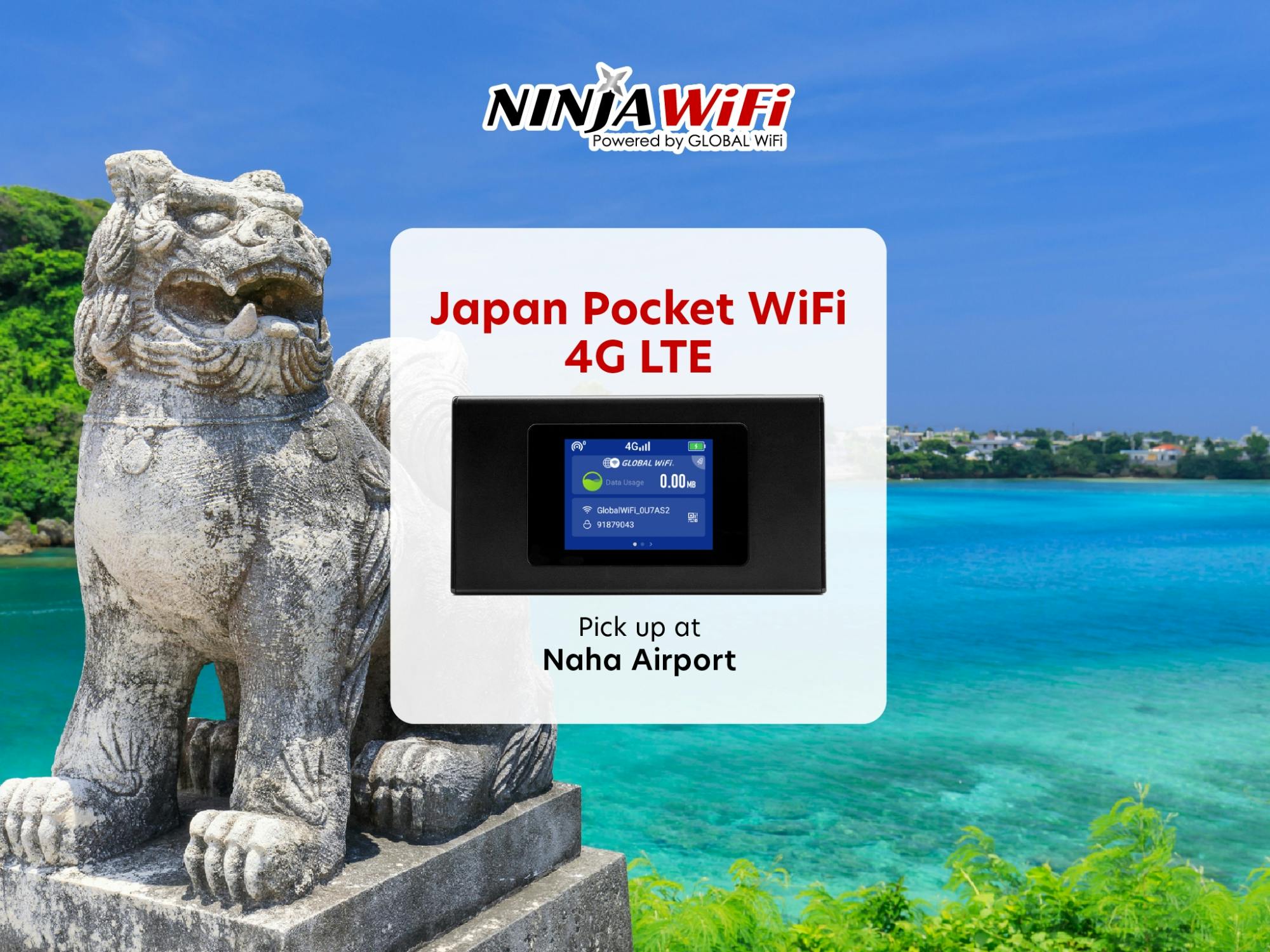 Mobilna wypożyczalnia WiFi - lotnisko Naha na Okinawie