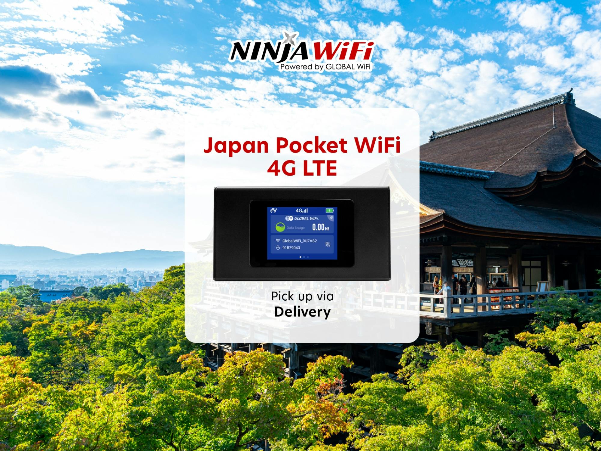 Mobile WIFI rental in Japan via delivery