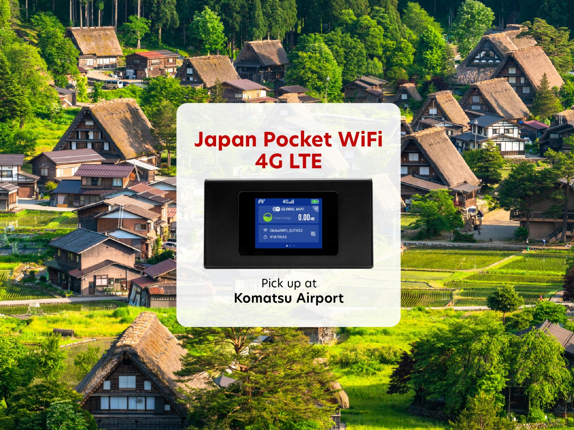 Mobile WiFi Rental Komatsu Airport Musement