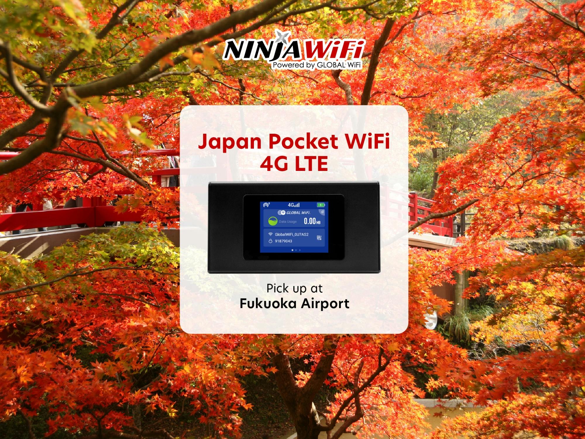 Wynajem mobilnego Wi-Fi – lotnisko Fukuoka