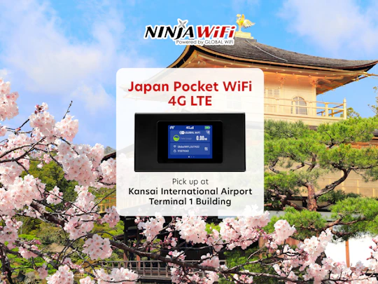 Mobile WIFI rental at Kansai International Airport in Osaka
