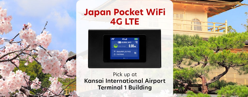 Aluguel de WIFI móvel no Aeroporto Internacional de Kansai em Osaka