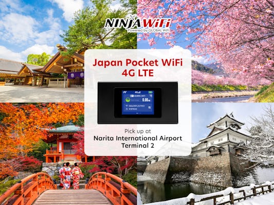 Noleggio WIFI mobile al Terminal 2 dell'aeroporto Narita di Tokyo