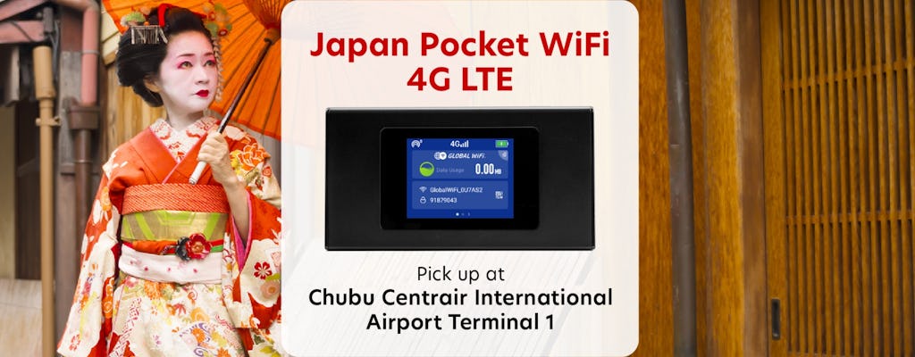 Alquiler de WIFI móvil en la Terminal 1 del aeropuerto Chubu Centrair de Nagoya