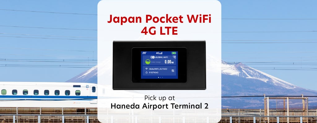 Wynajem mobilnej sieci Wi-Fi w Terminalu 2 na lotnisku Haneda