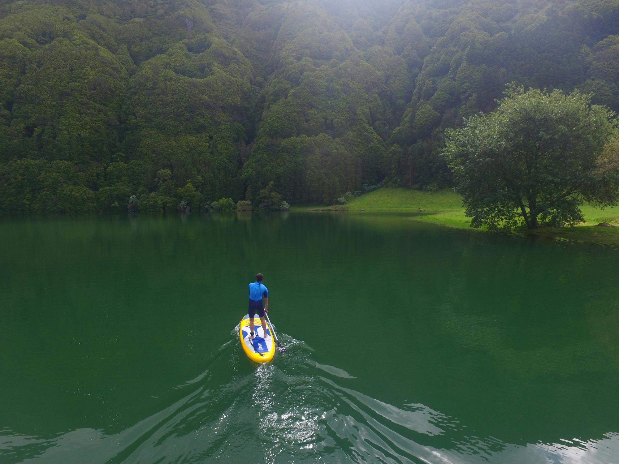 SUP Board Experience at Blue and Green Lakes in Sete Cidades