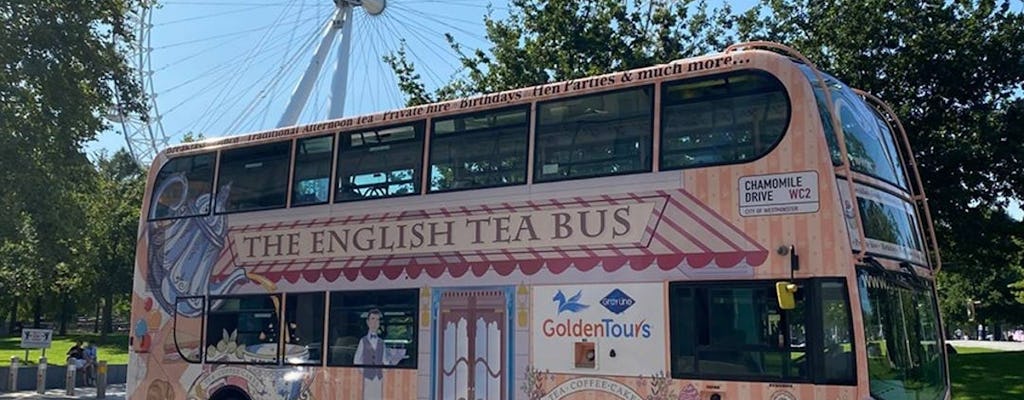 Popołudniowy autobus herbaciany z panoramiczną wycieczką po Londynie