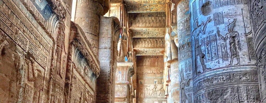Dendera-tempel, Vallei der Koningen, felucca-cruise en lunch vanuit Hurghada