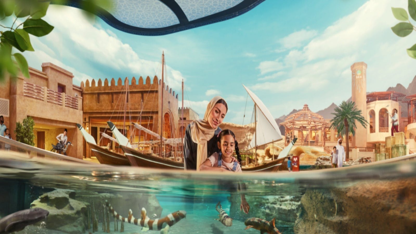 Tour della Moschea e del Sea World di Abu Dhabi da Dubai