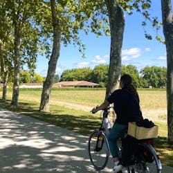 Passeio de vinho e bicicleta para Saint-Emilion