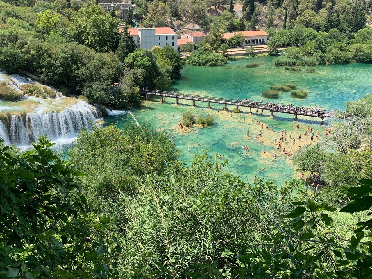 Privétour naar de Krka-watervallen vanuit Trogir
