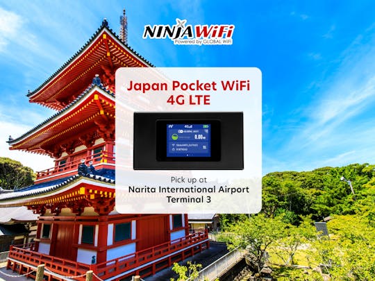 Alquiler de WiFi móvil - Terminal 3 del aeropuerto de Narita