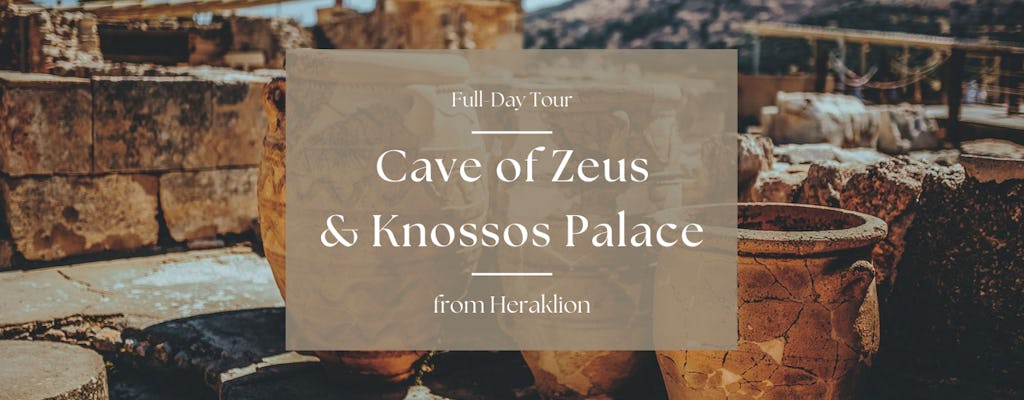 Passeio privado pela Caverna de Zeus e palácio de Knossos de Lassithi