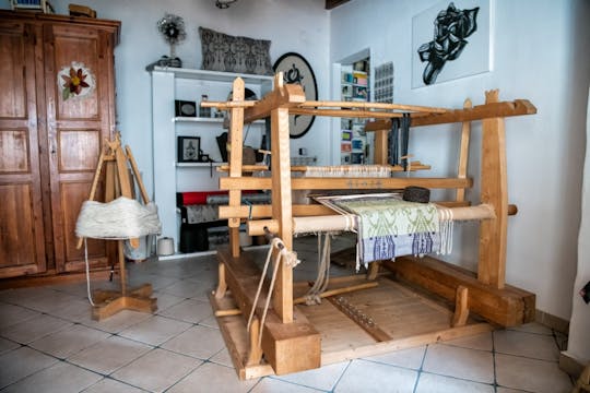 Atelier de tissage sarde à Villacidro