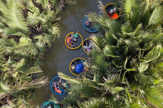 Halve dagtour naar Cam Thanh Eco Water Coconut Village met vissen
