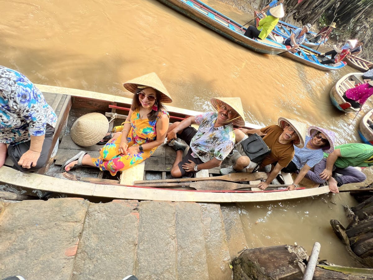 1-daagse tour naar Mekong Delta met Sampan-rijden en lunch