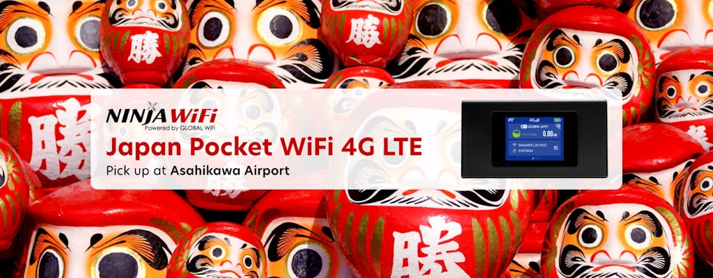 Alquiler de WiFi móvil en el aeropuerto de Asahikawa en Hokkaido