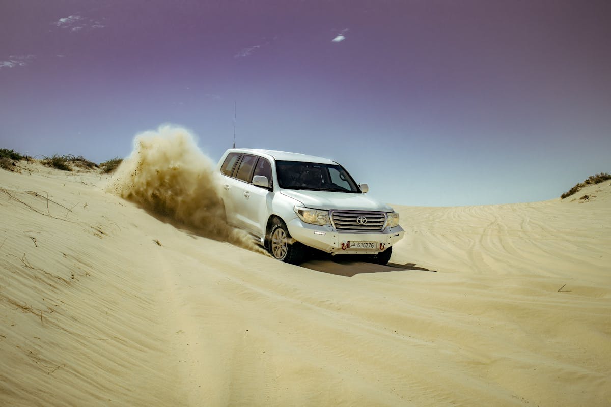 Woestijnsafari-avontuur op de Binnenzee in Qatar met 4X4