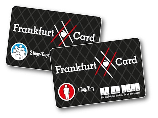 Individueel ticket voor 1 dag FrankfurtCard