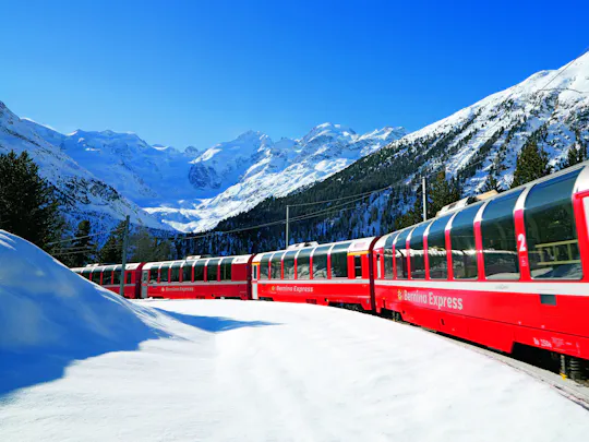 Full-Day St. Moritz and Bernina Express Scenic Tour from Como
