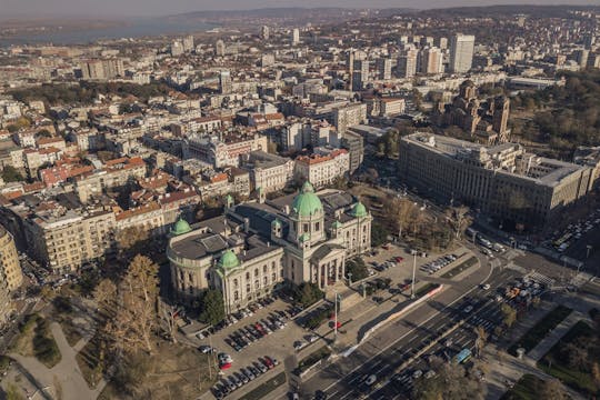 Tour guiado de 1 hora em Belgrado com um local