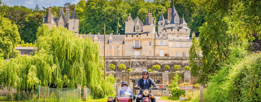 Tour de sidecar em metade de um dia pelo Vale do Loire saindo de Tours