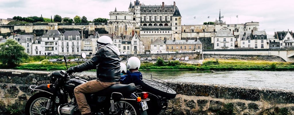 Półdniowa wycieczka motocyklem z wózkiem bocznym po Dolinie Loary z Amboise