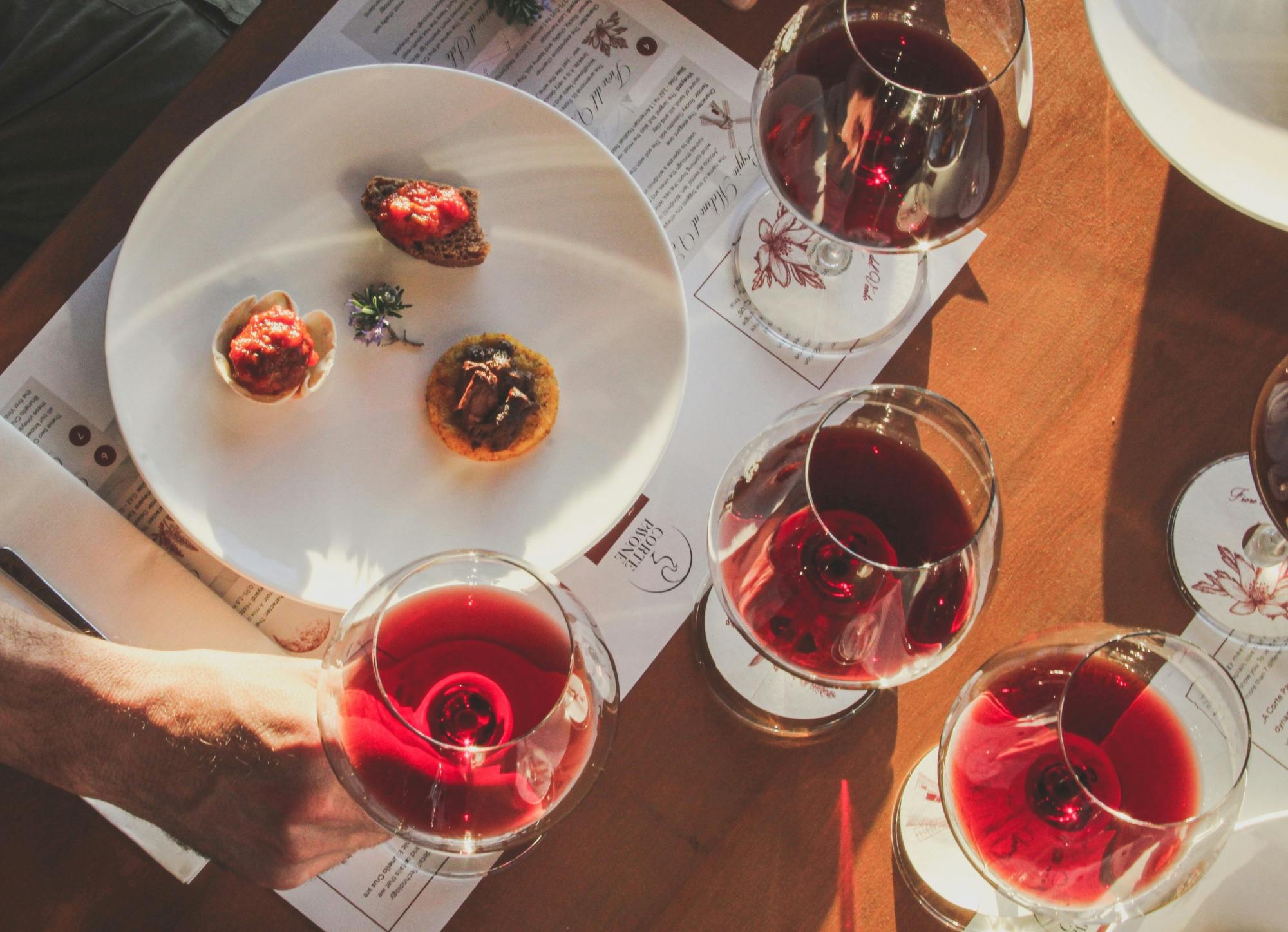 Degustacja wyśmienitych win i potraw w Montalcino