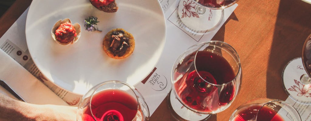 Gastronomische wijn- en voedselproeverij in Montalcino