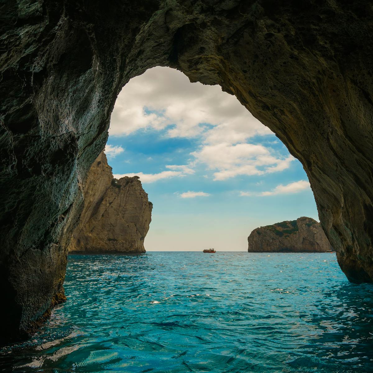 Experiência de barco em Capri saindo de Nápoles