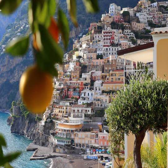 Excursão privada autoguiada em Pompéia e Costa Amalfitana